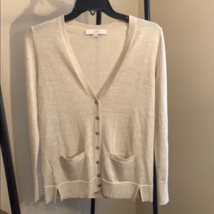 Gold glittery cardigan